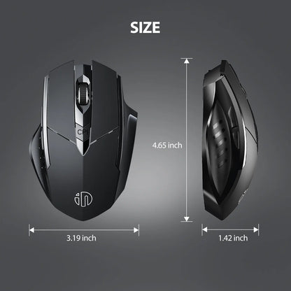Rechargeable Multi-Device Wireless Bluetooth Mouse