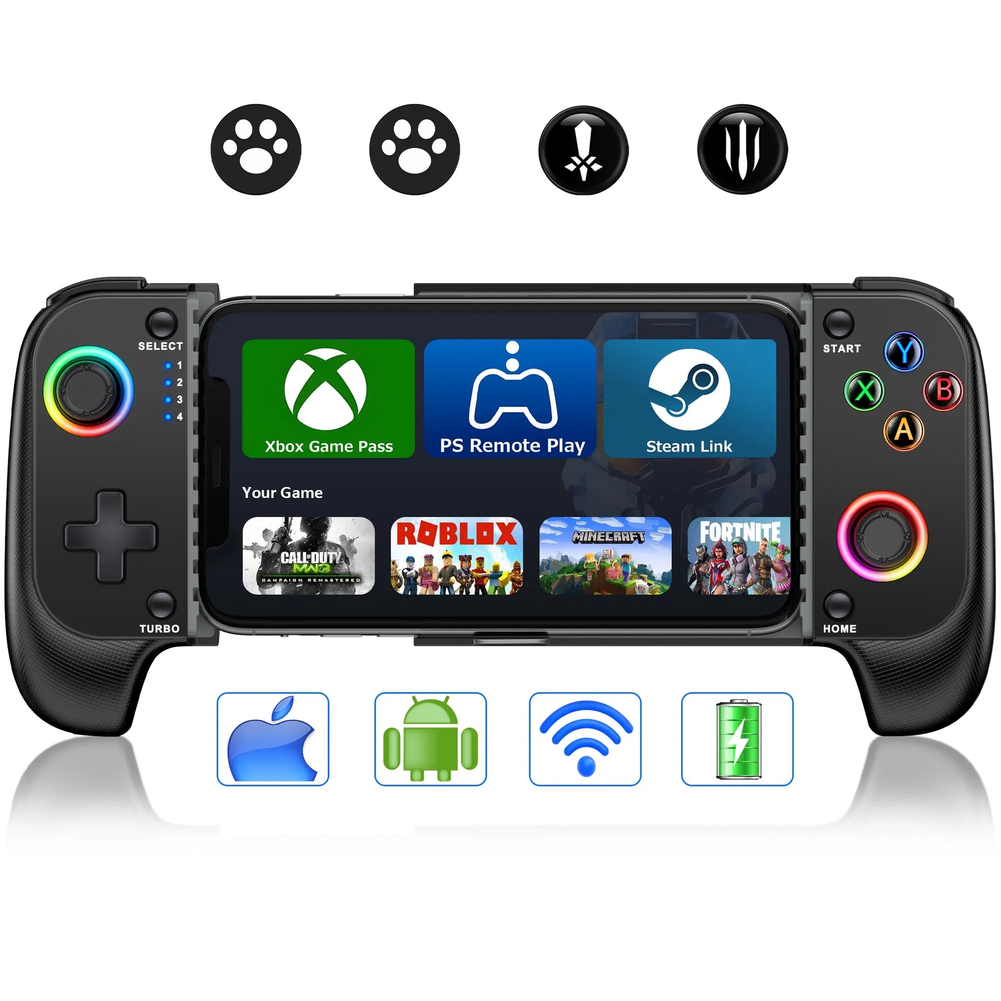 Wireless Mobile Gaming Controller for Mobile